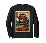 Castor mignon de joueur de Kawaii Funny Ramen Retro castor japonais Conception drôle. Conception graphique drôle de jeu japonais Kawaii Anime Gamer Cat Ramen Retro pour femmes, hommes, garçons, filles, adolescents, enfants, papa, mère, sœur, tante, épouse,