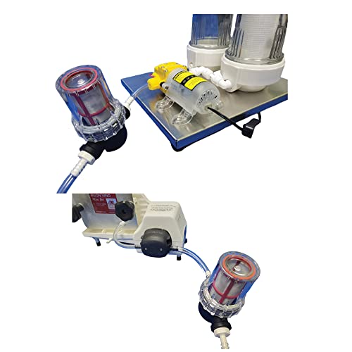 Fermtech Mini Mesh Strainer Pre-Screen Inline Beer Filter 200 Mesh 65 Micron Infuser - 3/8" Works With Mini Jet/Mini 2/ Super Colombo/Liquid Filter Systems Remove Large Particles #TOP5