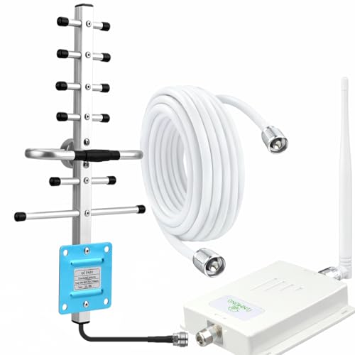 Image of Cell Phone Signal Booster for AT&T T-Mobile, 5G 4G LTE Band 12 17 700MHz | Up to 4,500 sq ft, 65dB cell signal amplifier, FCC Approved, multi-user coverage, outside signal required