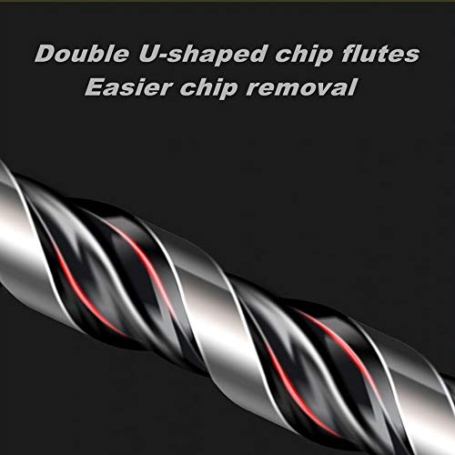 Toega 5Pcs Concrete Drill Bits, Masonry Drill Bit Set, For Tile, Brick, Cement, Concrete, Glass, Plastic, Cinder Block, Wood Etc, Best For Concrete And Brick Wall Ceramic Tile On #TOP1