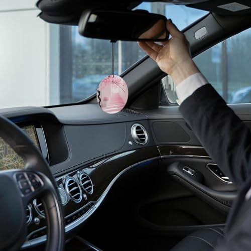 Hojas aromáticas para auto con aroma a flor de cerezo miniatura 7