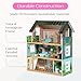 Delta Children South Beach Dollhouse - 3-Story Dollhouse with 4 Rooms - Includes 16 Accessories - Fits 5-inch Dolls - Pretend Play Dream Gift for Ages 3+