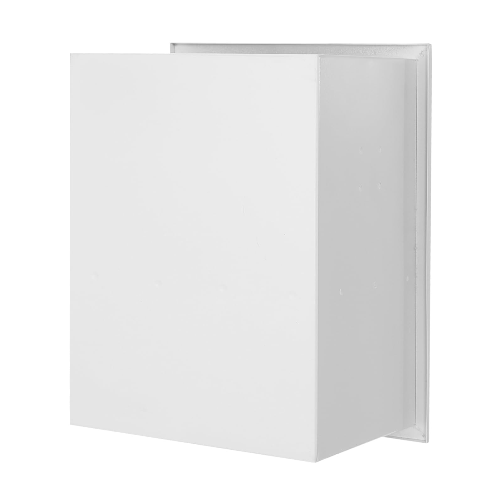 Einbau-Toilettenpapierhalter, 17x12x23 cm Wandregal-Organizer, Toilettenpapierhalter Kann in Badezimmern, Toiletten (Weiß)