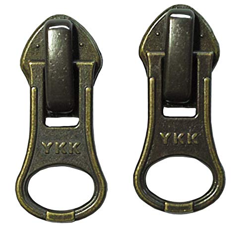 YKK 5CN コイルスライダー 2個セット アンチックG DALH YKK 5CN コイルスライダー 2個セット アンチックG DALH