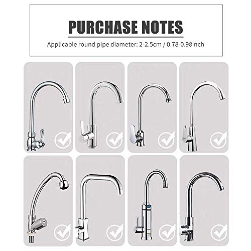 Entweg - Suporte de esponja de cozinha Escova de sabão Organizador Torneira de lavar louça Rack de a