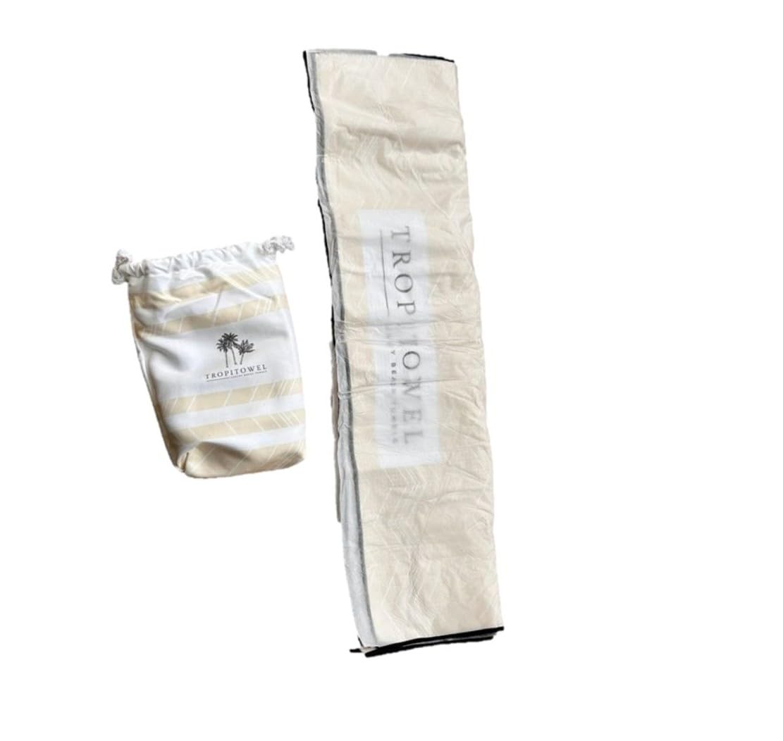 RB INTERNATIONAL Beach Towel with Bag, Microfiber Waffle Construction Double-Sided. Sand-Free, Quick-Dry - Image 3