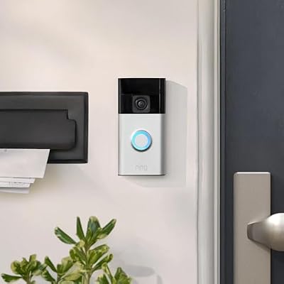 Ring No-Drill Mount for Ring Video Doorbell 4, Battery Doorbell Plus (1st Gen), Battery Doorbell Pro (1st Gen) and Battery Doorbell (1st Gen)