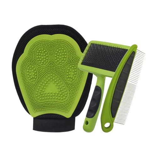 Kit de cepillo para perros que sufren de nudos difíciles y caída de pelo constante