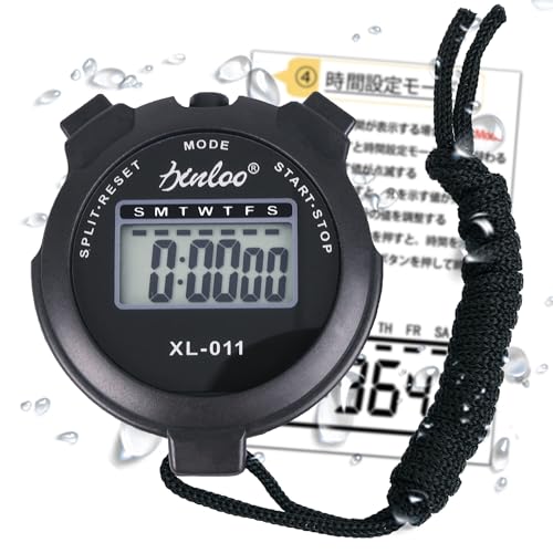 Image of Stopwatch Sports Stop Watch Waterproof Trial Coach with Compass (XL011)