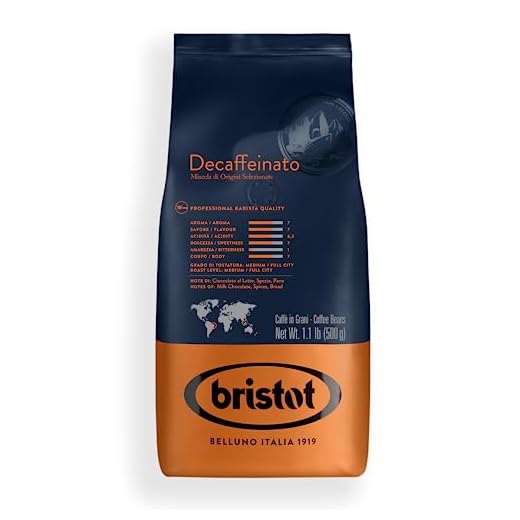Bristot Decaf Italian Coffee Beans