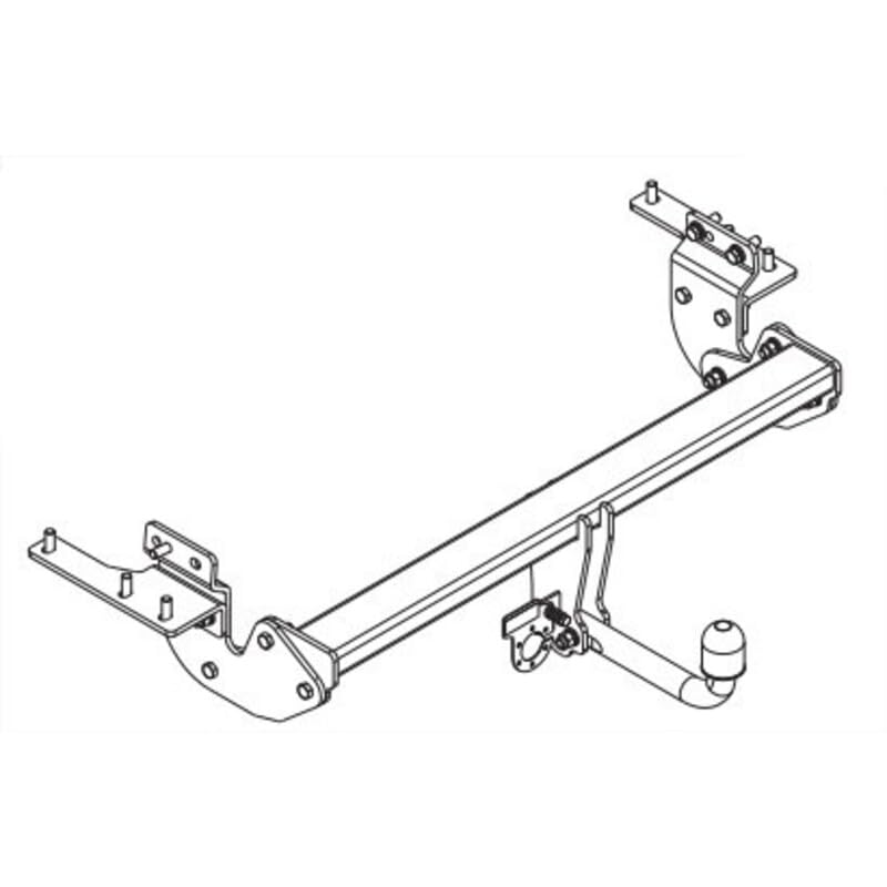 Attelage Compatible avec Renault Koleos y Compris AdBlue (03/17-) Col de Cygne - Auto-Hak