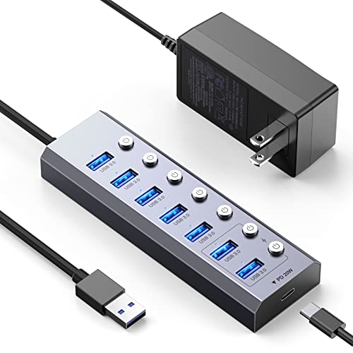 急速充電USBハブ Amazon | ACURACE 8-in-1 USB-C ハブ PD給電ドッグ ドッキング