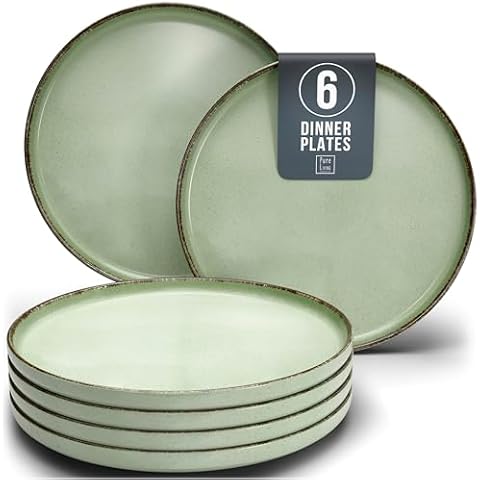 Rustic Modern Stoneware Dinner Set for 6 Cover