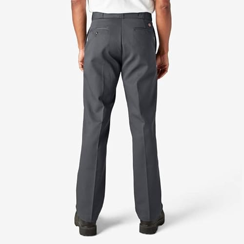 Dickies Calça de trabalho masculina original 874, Carvão, 33W / 32L
