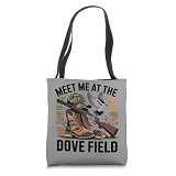 Dove Field Hunter Shotgun Bird Hunting Season Tote Bag