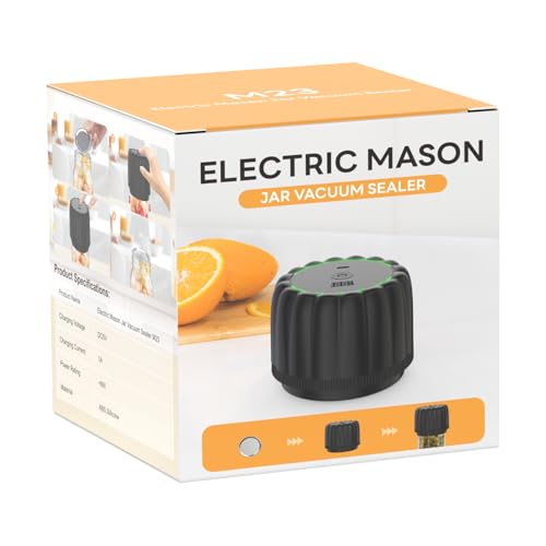 Bunyta Electric Mason Jar Vacuum Sealer Kit - Portable Jar V...