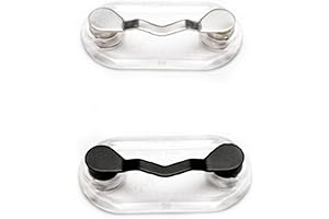 2-Pack Magnetic Eyeglass Holder Pin: The Ultimate Accessory for Convenient Sunglass and Name Tag Storage