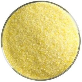 5 Oz Marigold Yellow Transparent Fine Frit - 90 Coe