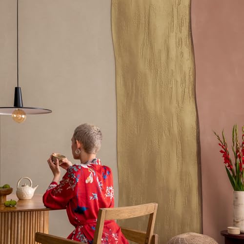Papel pintado autoadhesivo clásico 152x104 cm para renovar paredes dañadas sin usar pegamento 4