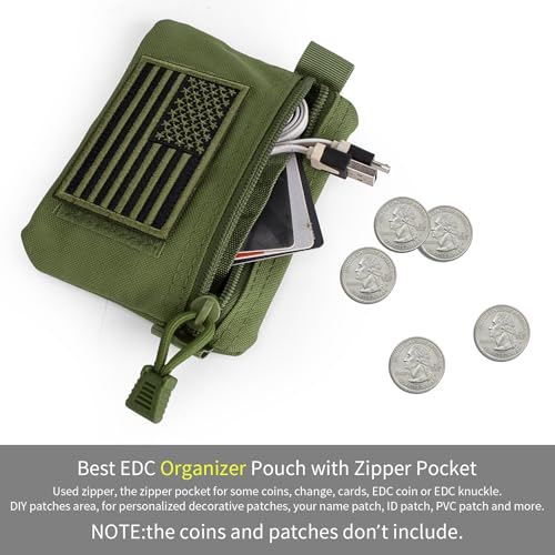 bvya Tactical EDC Compact Pouch Key Pocket Coin Purse ID Card Holder Accessories Organizer Pouch Waist Pack4