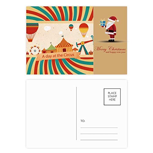 Cartes postales A Day at The Circus collection rétro papier rigide pour collectionneurs