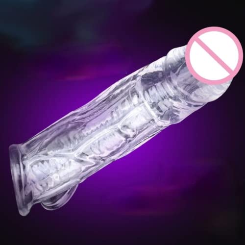 Capa Peniana Extensora Transparente Com Abertura para Escroto