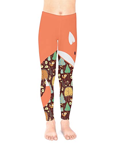 PattyCandy Girls 2-13 Years Old Hearts & Cartoon Flamingo & Thanksgiving Patterns Toddler Kids Leggings
