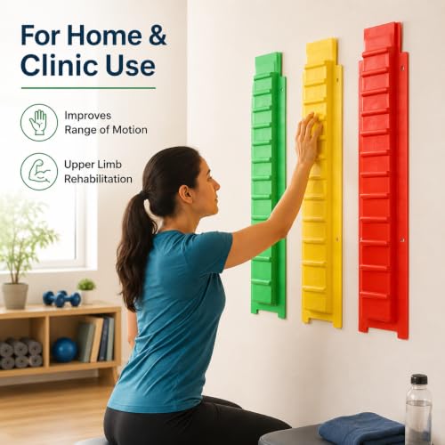 Image of Physio Equipment Multicolour Physiotherapy Finger Ladder Plastic (Shoulder Abduction Ladder)