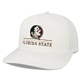 Legacy NCAA Officially Licensed Baseball Hat, Florida State Seminoles, Lightweight Cap for Men & Women, Cut Above Adjustable (Cut), White, One Size Fits Most, Snapback Closure