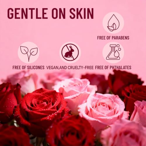 Image of Rose Body Spray for Women, Paraben & Phthalate Free, Vegan & Cruelty-Free Gentle Fragrance Mist, Quick Dry Non-Greasy Scent Spray, 3.38 fl oz