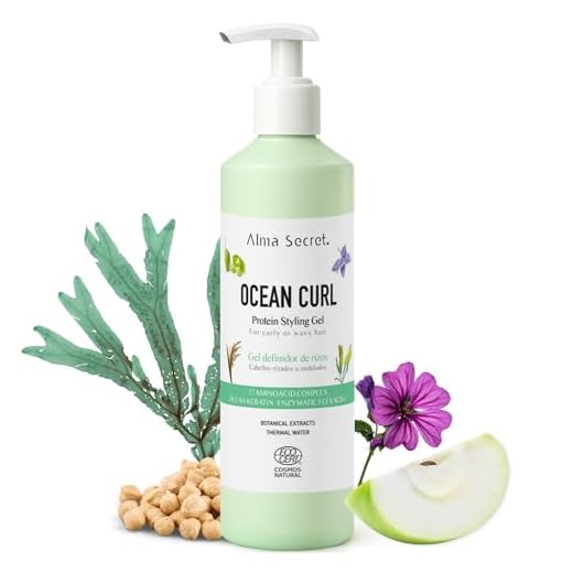 ALMA SECRET | Gel definición y activador de rizos natural Ocean Curl - Cabello rizado u ondas - Elimina encrespamiento o frizz - Rizos definidos, hidratados - Booster de rizos - Método curly - 250 ml