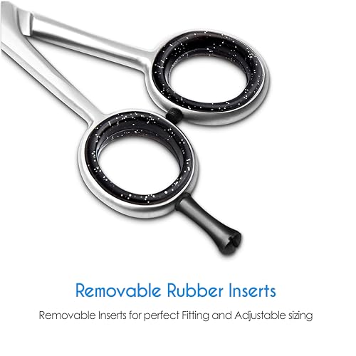 Candure Hairdressing Barber Hair Scissor for Professional 6.5 inch Hairdressers Barbers Stainless Steel Hair Cutting Shears - for Salon Barbers, Men, Women, Children and Adults (Japanese, 6.5") - Image 4