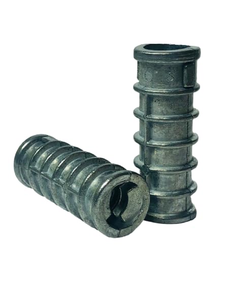 Qty 25 3/8" x 1-3/4" Lag Screw Shield Anchor Short Zinc Alloy 5/8" Hole for DIY Real Men