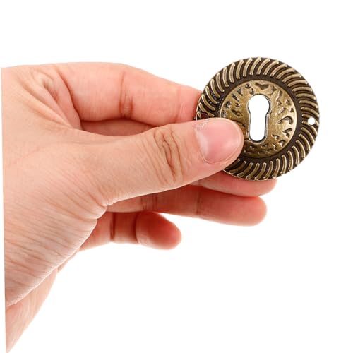 image for Uonlytech 6Pcs Vintage Keyhole Covers for Decorative Keyhole Plates Re