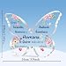 Imagen de HZBLAZ Hermana Placa Acrílica Inspirador Regalos Graduación Cumpleaños Navidad Apreciar Souvenirs Mujeres Mariposa Signo Decoración del Hogar Jubilación Fomentar Año Nuevo Mi Hermana Eres Increíble