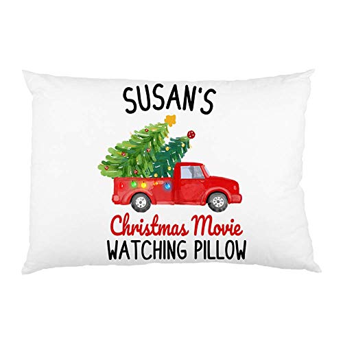 Pillowcase Personalized Christmas Movie Watching Pillow Custom Name Pillowslip Decor Queen Size Pillow Cases Sofa Couch Cover DIY Pillow Sham 20X30 Inches Pillowcase Personalized Christmas Movie Watching Pillow Custom Name Pillowslip Decor Queen Size Pillow Cases Sofa Couch Cover DIY Pillow Sham 20X30 Inches