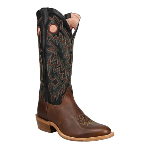 Tony Lama Mens Rutledge Buckaroo Round Toe Casual Boots Knee High - Black, Brown2