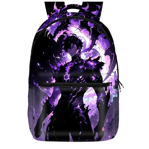 Sac à dos d'écolier Solo Leveling pour le collège et les sorties