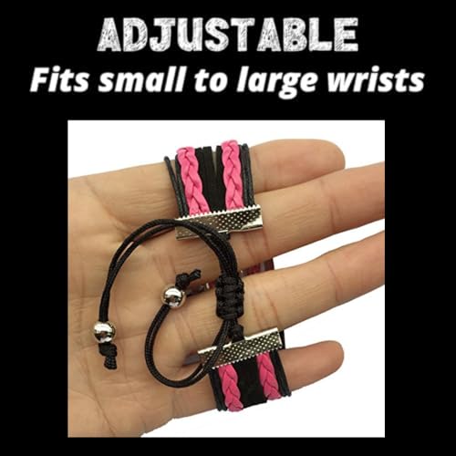 Image of Sportybella Softball Bracelet and Earrings Set - Adjustable Braided Wristband Sports Charm Jewelry, Cute Team Accessories Gift for Players, Teammates, Parties, and Season Memories