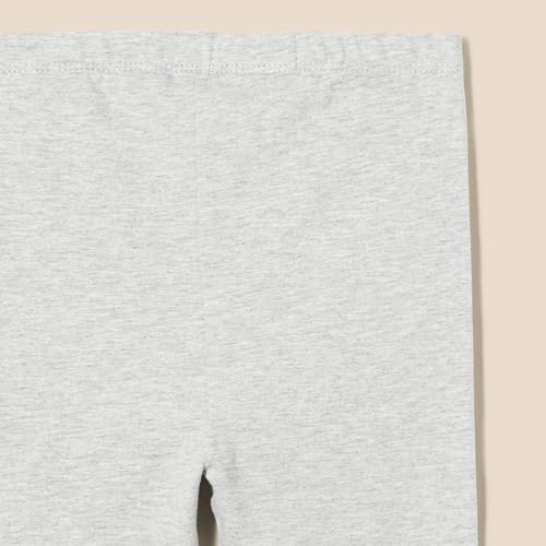 Amazon Essentials Mädchen Radshorts, 3er-Pack, Hellgrau Meliert/Marineblau/Streifen, 4 Jahre