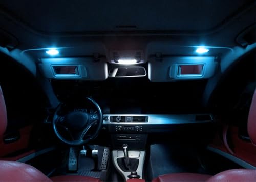 Luces LED para visera iJDMTOY Ice Blue compatibles VW miniatura 7