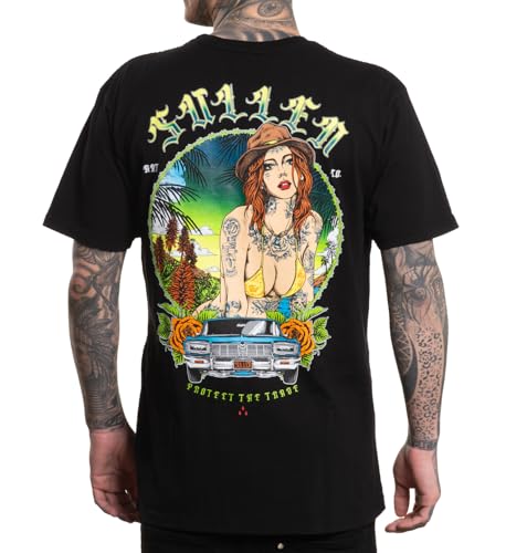 Sullen Men's Cali Girl Choloha Capsule Tattoo Lifestyle Graphic Premium Short Sleeve Tee