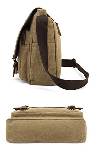 Sechunk Vintage Canvas Leather Bag