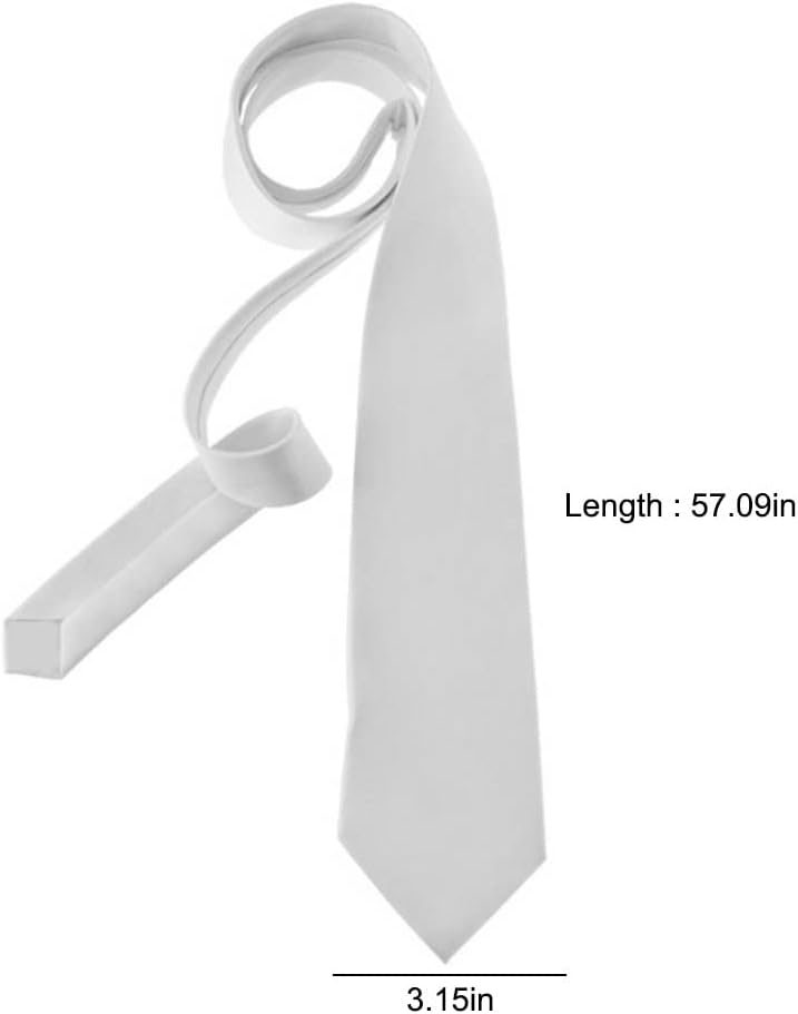 Sublimation Blank Tie for Men Polyester Neckties Heat Transfer Blank Necktie DIY Decorative Costume Men's Neckwear Tie - Image 2