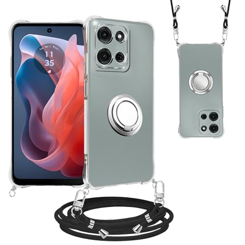 For motorola moto g66j/g66y 5G �P�[�X �S���� �ی�J�o�[ �ԍڃz���_�[�Ή� YANMONGI �����O�t�� �X�^���h�@�\ �J�o�[ �񂩂� ���|�� �΂߂����P�[�X �G�A�o�b�O �X�}�z�P�[�X �ϏՌ� TPU �o���p�[ �X�N���[�� 