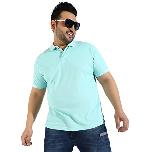 Image of CAHOOT Instafab Plus Men's Polo Neck Half Sleeve Regular Fit T-Shirt for Casual Wear | Modern Clothing T-Shirt Crafted with Comfort Fit and High-Performance for Everyday Wear