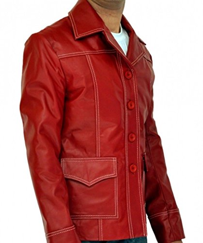 FC Tyler Club Red Faux Leather Jacket3