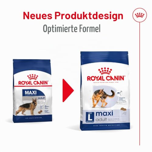 Royal Canin MaxiAdult10kg, 1er Pack (1 x 10 kg Packung)- Hundefutter