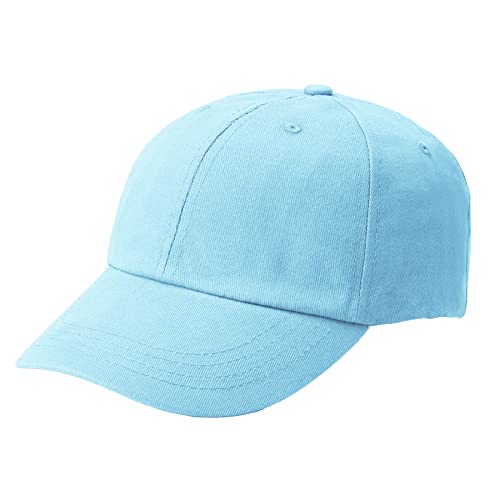 NPJY Classic Low-Profile Cotton Baseball Cap Sky Blue