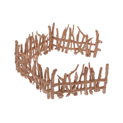 HOMSFOU 4piezas Juguetes Educativos Pequeños Valla Decoración Jardín Hadas Accesorios Miniatura